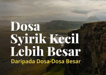 dosa syirik kecil
