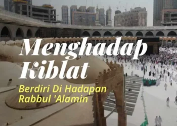 menghadap kiblat
