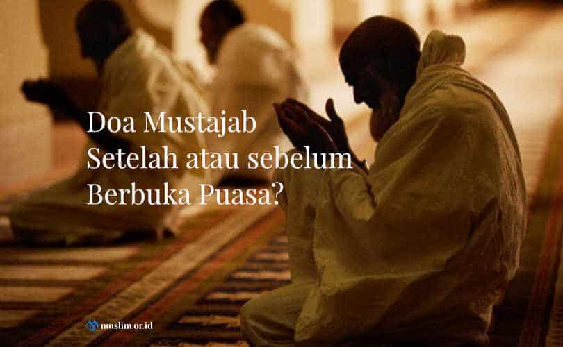 Berbuka doa sebelum