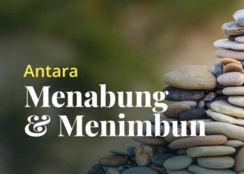 menimbun harta
